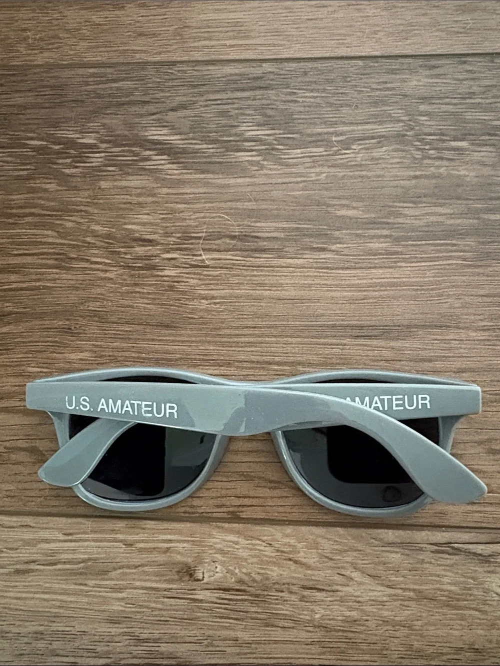 U.S. Amateur Gray Wayfarer Sunglasses with Dark Lenses Golf Souvenir